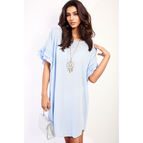 Lucille Ruffled Sleeve Mini Dress