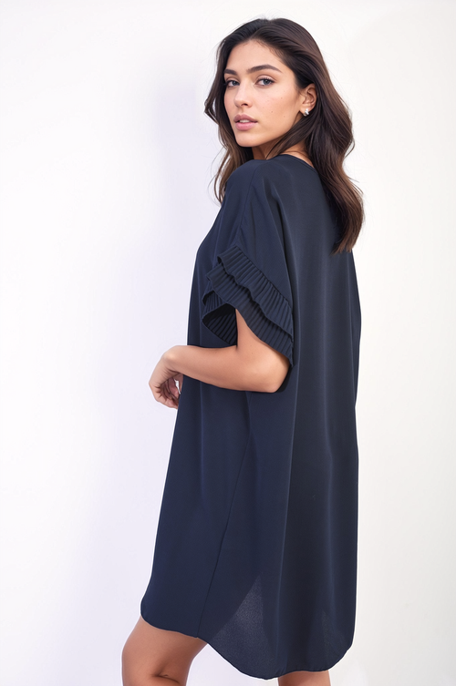 Lucille Ruffled Sleeve Mini Dress