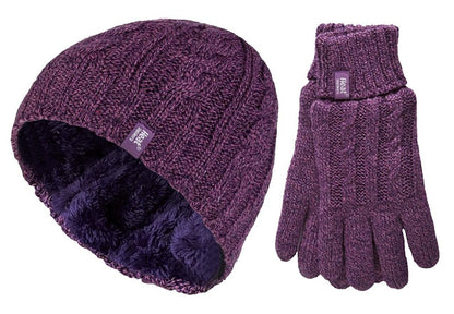 Heat Holders Hat & Gloves Set